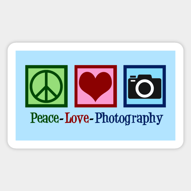 Peace Love Photography Sticker by epiclovedesigns